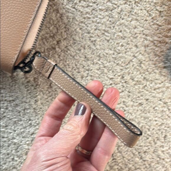 Rebecca Minkoff Taupe Leather Wristlet Wallet - Picture 16 of 16
